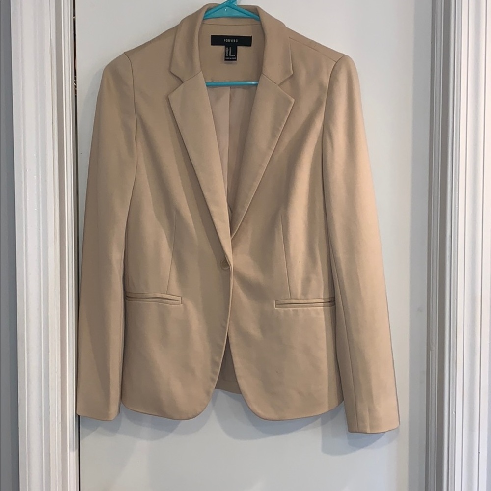SOLD Tan Single Vent Blazer